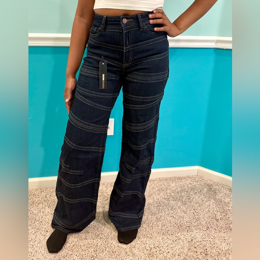Fashion Nova Wide Leg Jeans